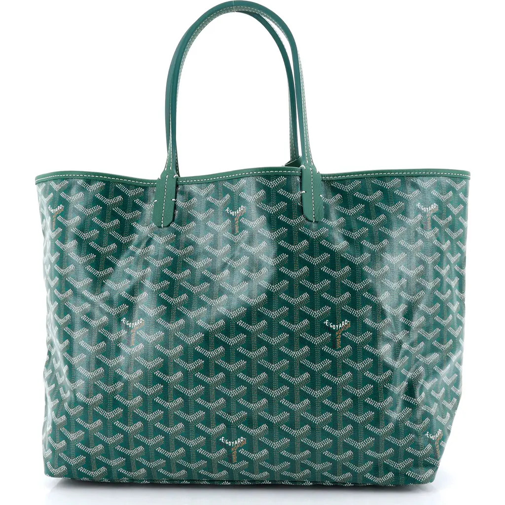 Pre-Owned Goyard Saint Louis Tote Coated Canvas PM in Green at Nordstrom, Size Medium | Nordstrom