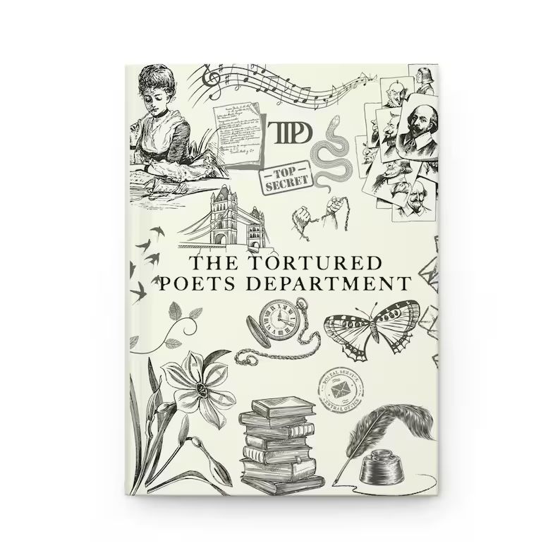 Tortured Poets Hardcover Journal Matte the Tortured Poets Department Swiftie - Etsy | Etsy (US)