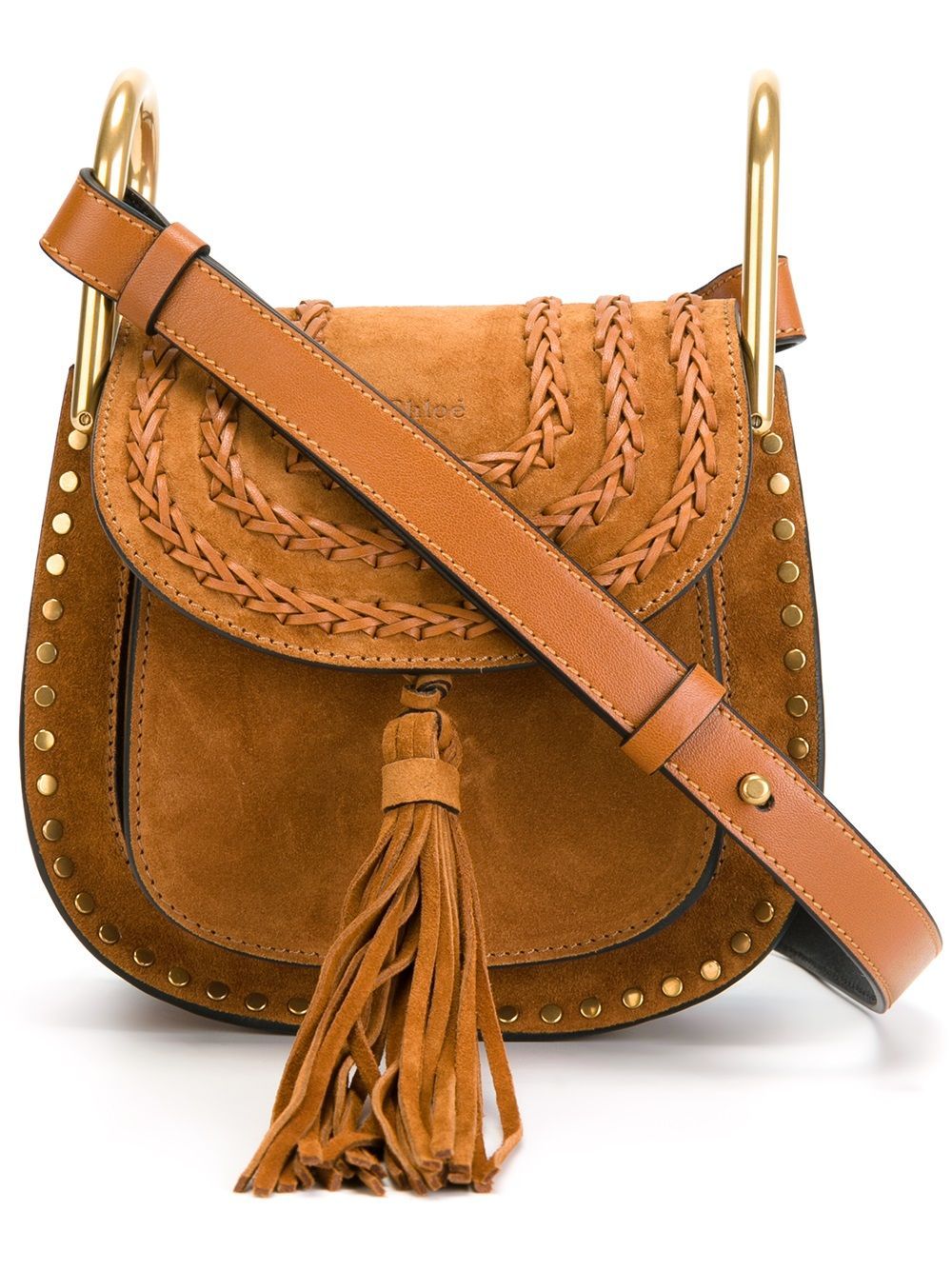 Chloé Mini Hudson shoulder bag - Brown | FarFetch Global