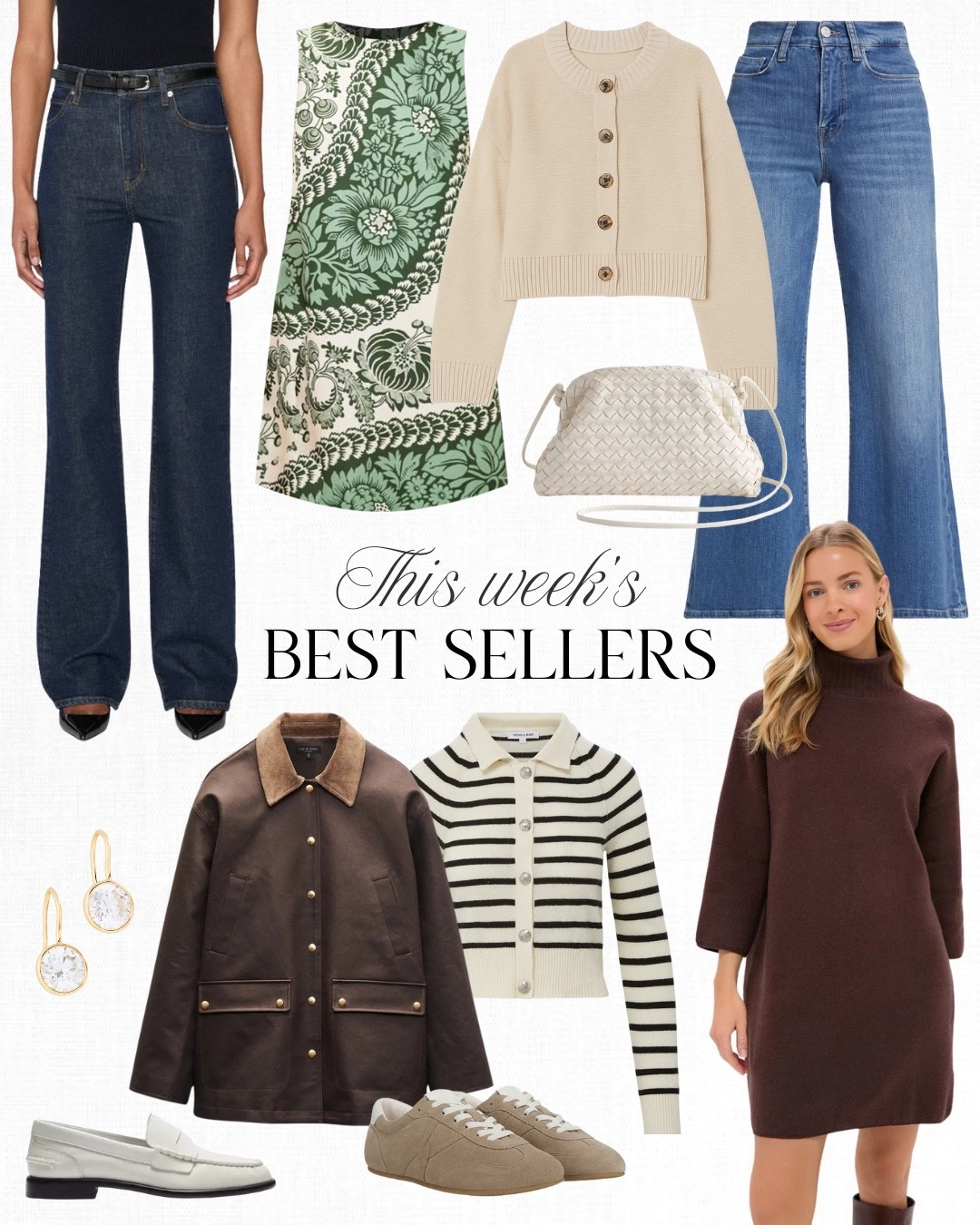 Sooo many amazing pieces from this week’s best sellers! I’m loving dark wash denim for fall and Frame has one of my favorite pairs. I also included a handful of pieces on sale below like these Rag & Bone jeans that I just bought and love 😍

#LTKSaleAlert #LTKFindsUnder100 #LTKSeasonal