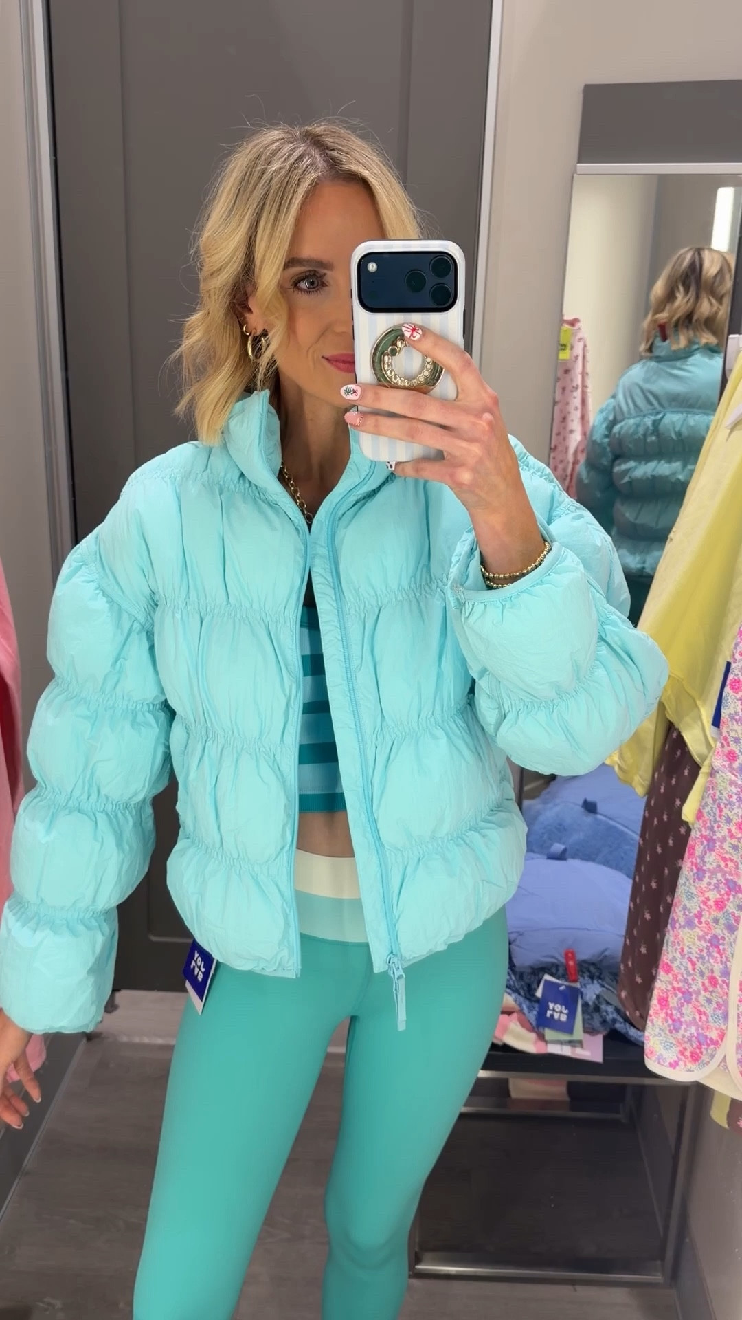 New target puffer jacket! Comes in other colors as well and is true to size 