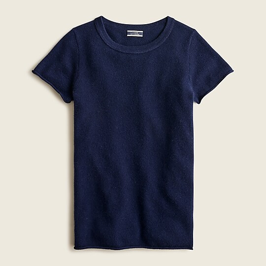 Short-sleeve cashmere T-shirt | J. Crew US