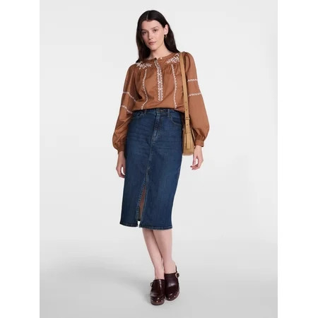 Scenario Women's Denim Skirt, Sizes 0-20 | Walmart (US)