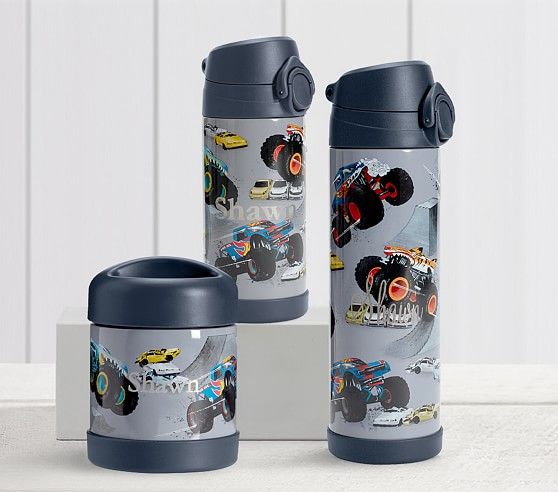 Mackenzie Hot Wheels™ Monster Trucks™ Water Bottles | Pottery Barn Kids