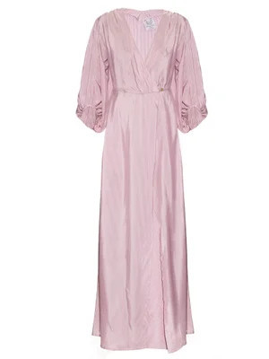 Phoebe striped silk-twill dress | Matches (US)