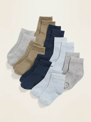 Unisex Crew Socks 8-Pack For Toddler & Baby | Old Navy (US)