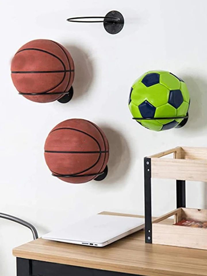 1pc Wall Mounted Basketball Storage Rack | SHEIN