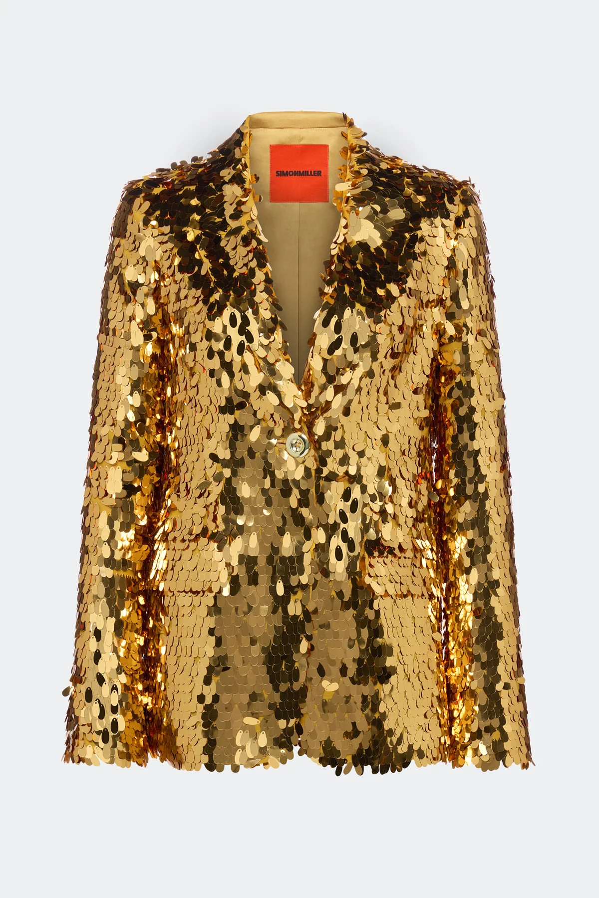 Leon
           Sequin Blazer In Star Gold | Simon Miller