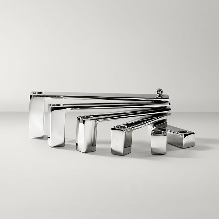 Z Gallerie Modena Multi Taper Holder,Silver (Candles not Included) | Amazon (US)