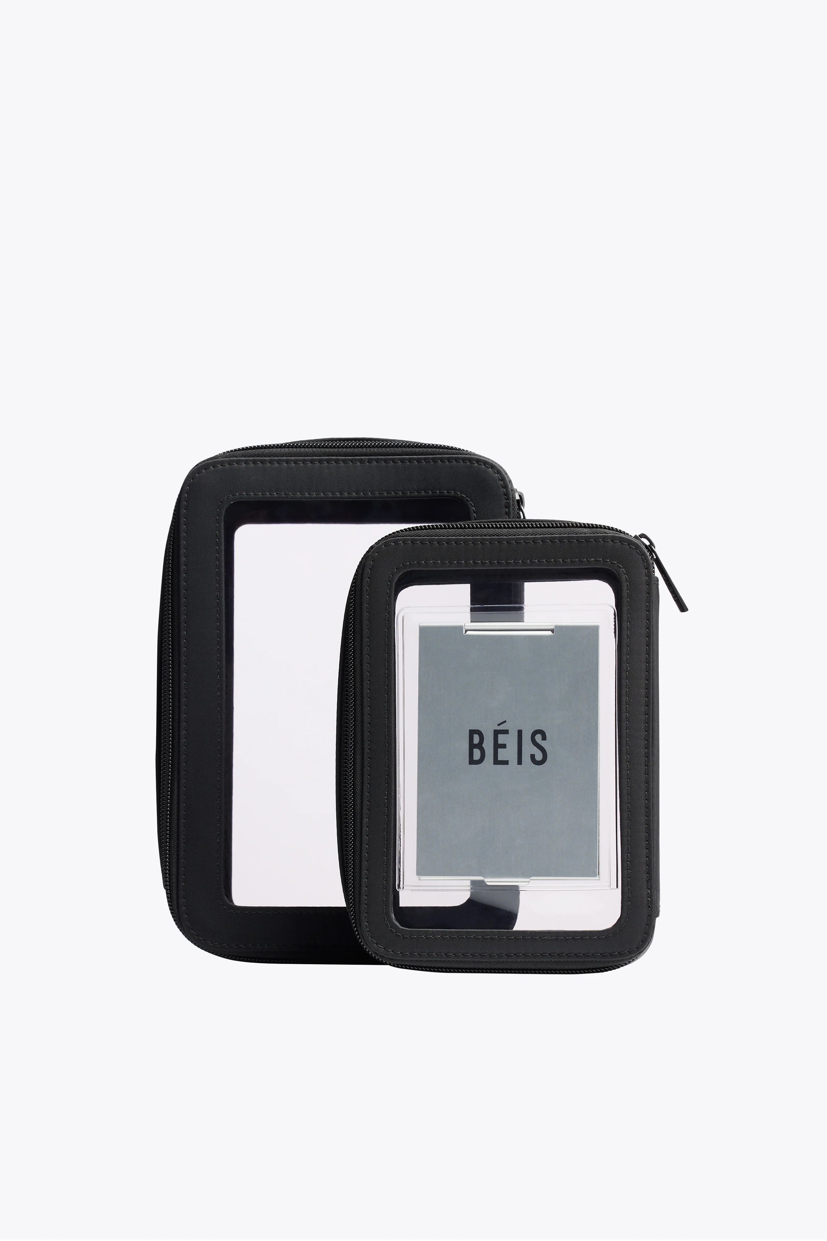 THE IN FLIGHT COSMETIC SET IN BLACK | BÉIS Travel