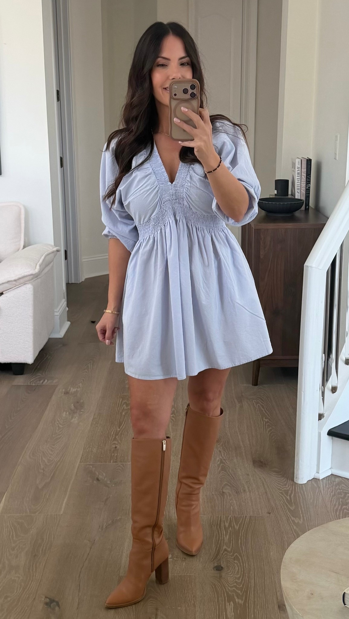 Free People Inspo 
Wearing a size small in light blue 


#LTKootd #LTKOver40