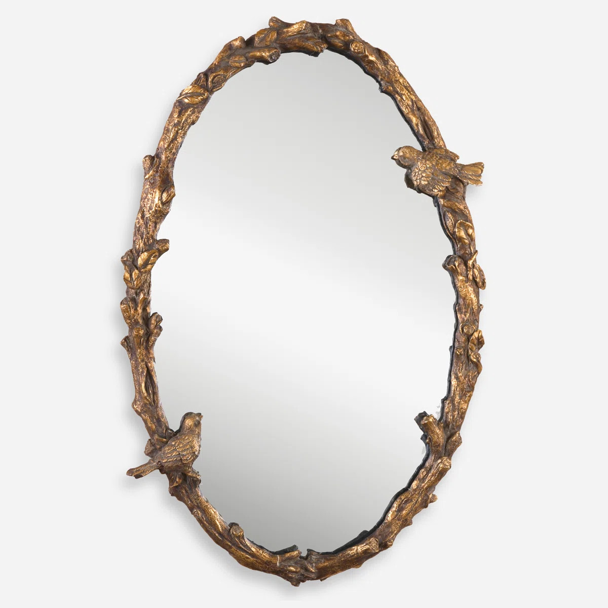 Amierah Iron Oval Wall Mirror | Wayfair North America