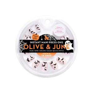 Olive & June Instant Mani Halloween Press-On Nails, A Little Batty (XS Squoval) | CVS Health