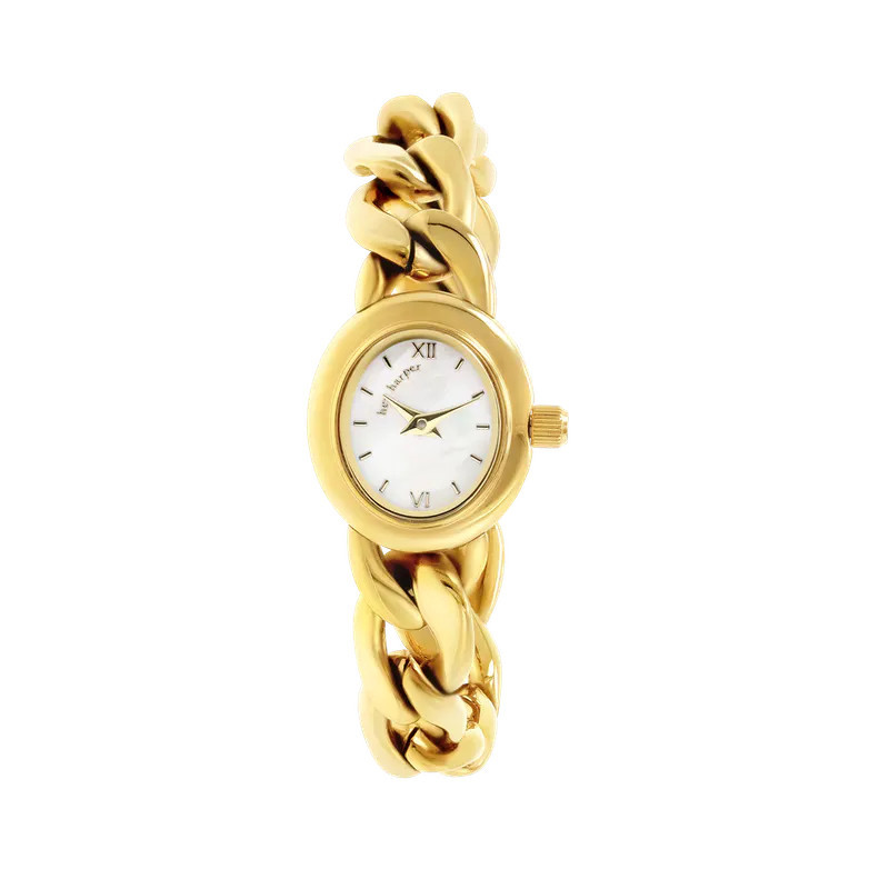 Hey Harper DNA Watch Gold And Pearl - Gold | Verishop