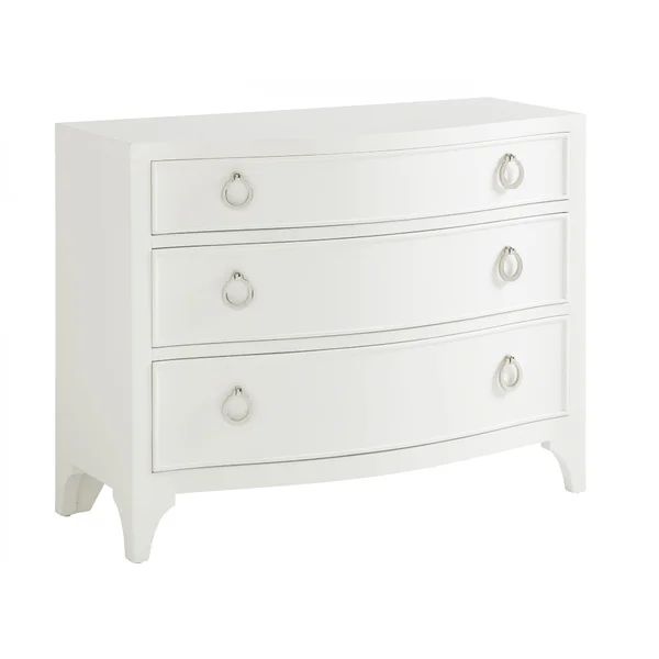 Avondale 3 - Drawer Solid Wood Bachelor's Chest in White | Wayfair North America