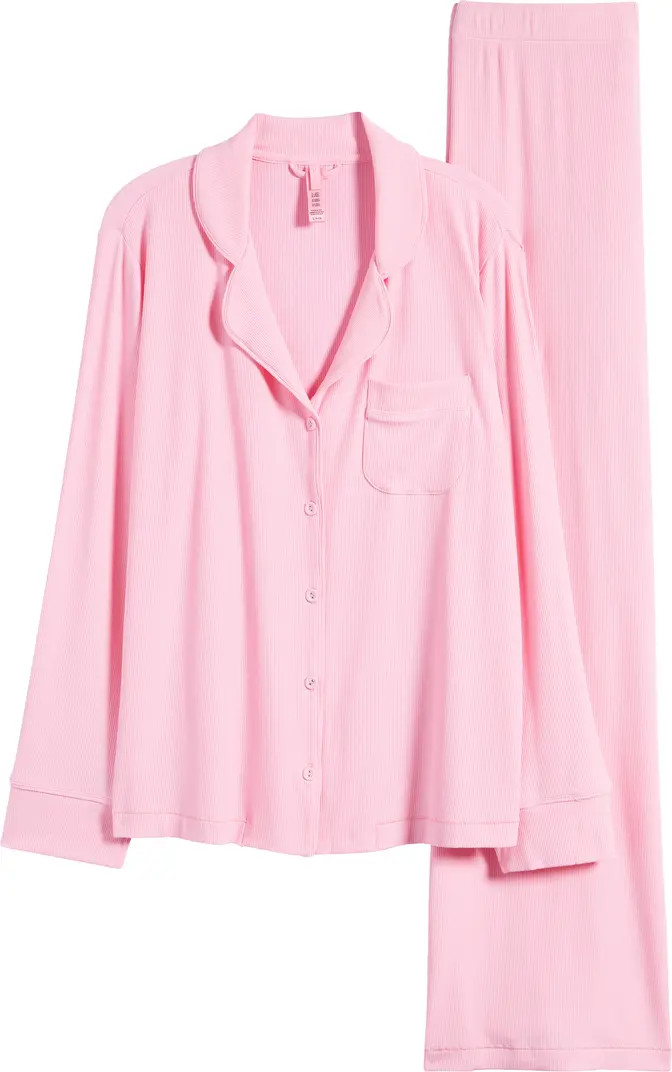 Soft Lounge Rib Pajamas | Nordstrom