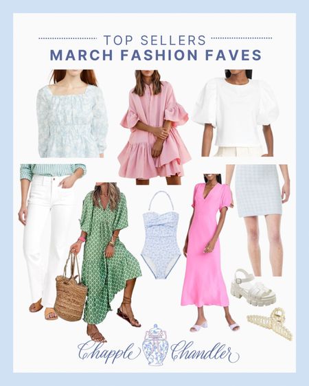 Top spring fashion finds! I love the bright colors! 



Grandmillennial style, women’s fashion, pink dress, long dress, sundress, white pants, skirt, peplum, top, pattern, top, bathing suit, sandals, hair clip, coastal style, resort wear, target, Walmart, Anthropologie 

#LTKfit #LTKFind #LTKstyletip