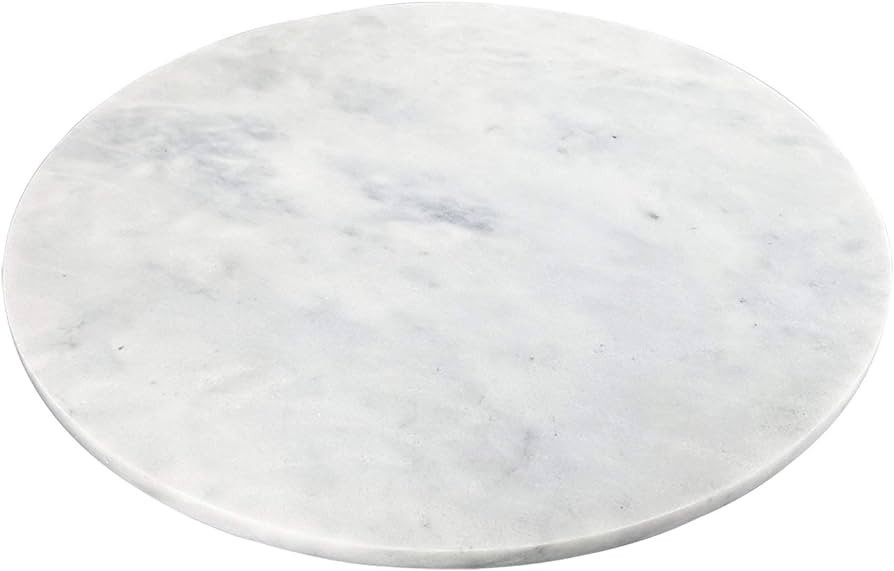 BustleDust 100% Natural Marble Pastry Board for Food, Tea, Coffee, Breakfast, Snacks, Cheese, App... | Amazon (US)