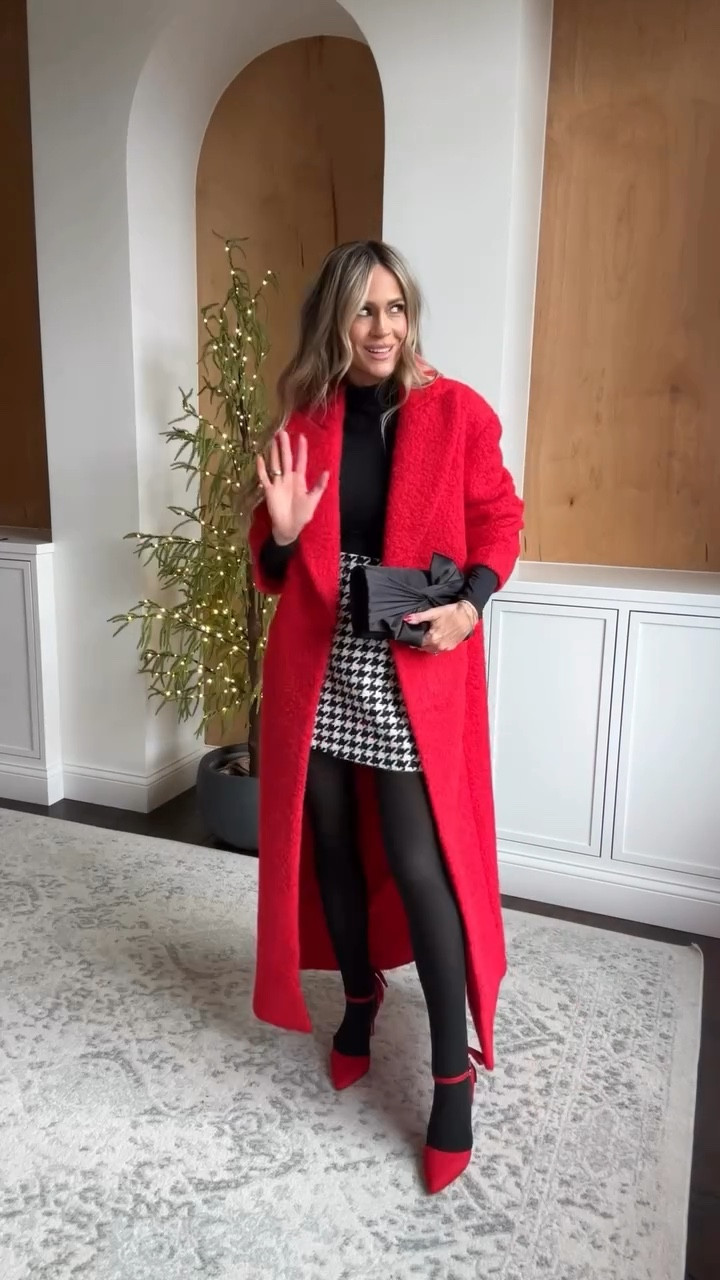 

A classic winter outfit idea perfect for holiday parties. Love the timeless combination of black red and white! Added fleece lined tights for warmth. Love the pops of red for a festive holiday outfit!

#holidayoutfitideas #winteroutfitinspo

#LTKFindsUnder50 #LTKHoliday #LTKOver40