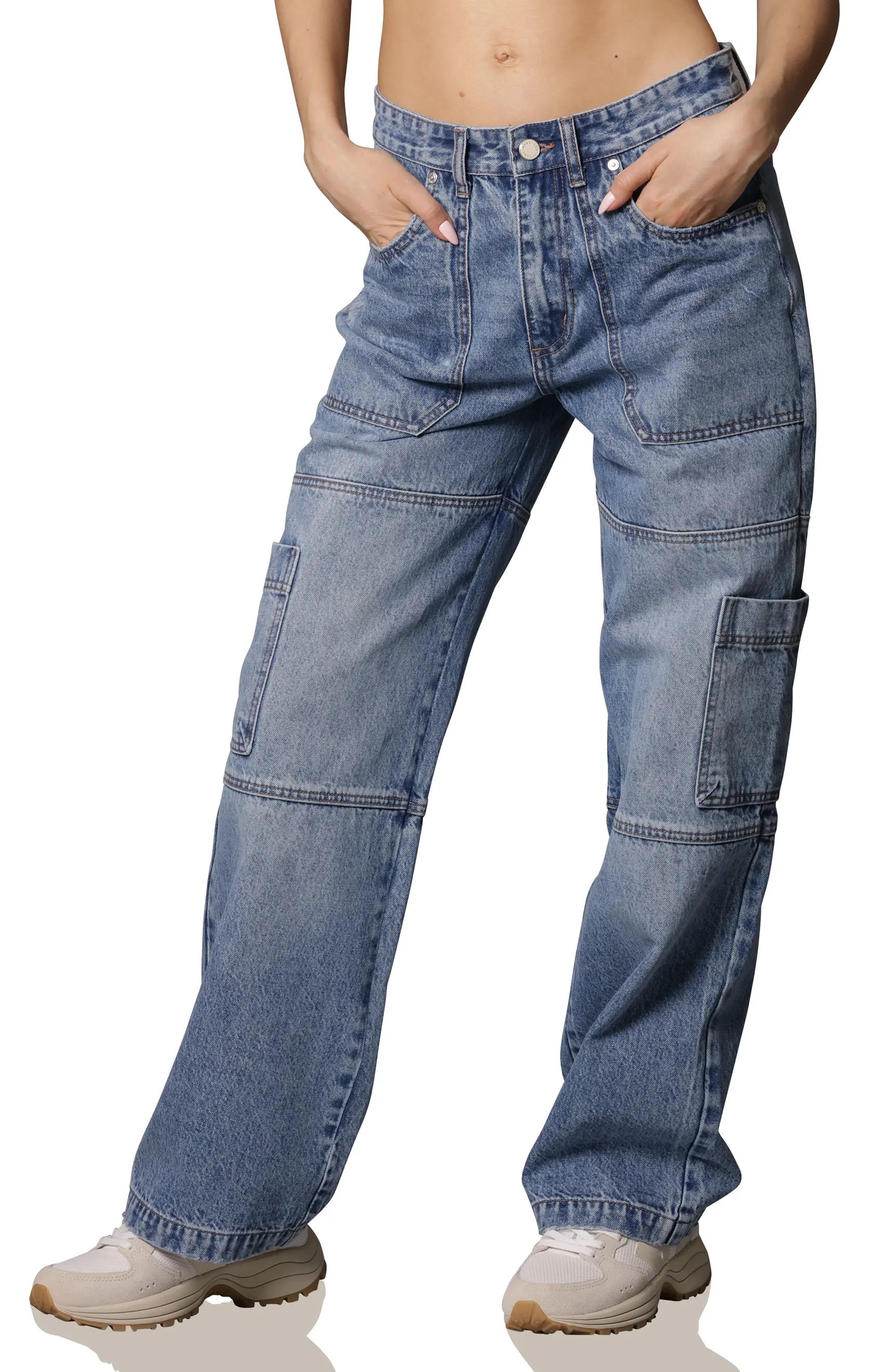 High Waist Cargo Jeans | Nordstrom