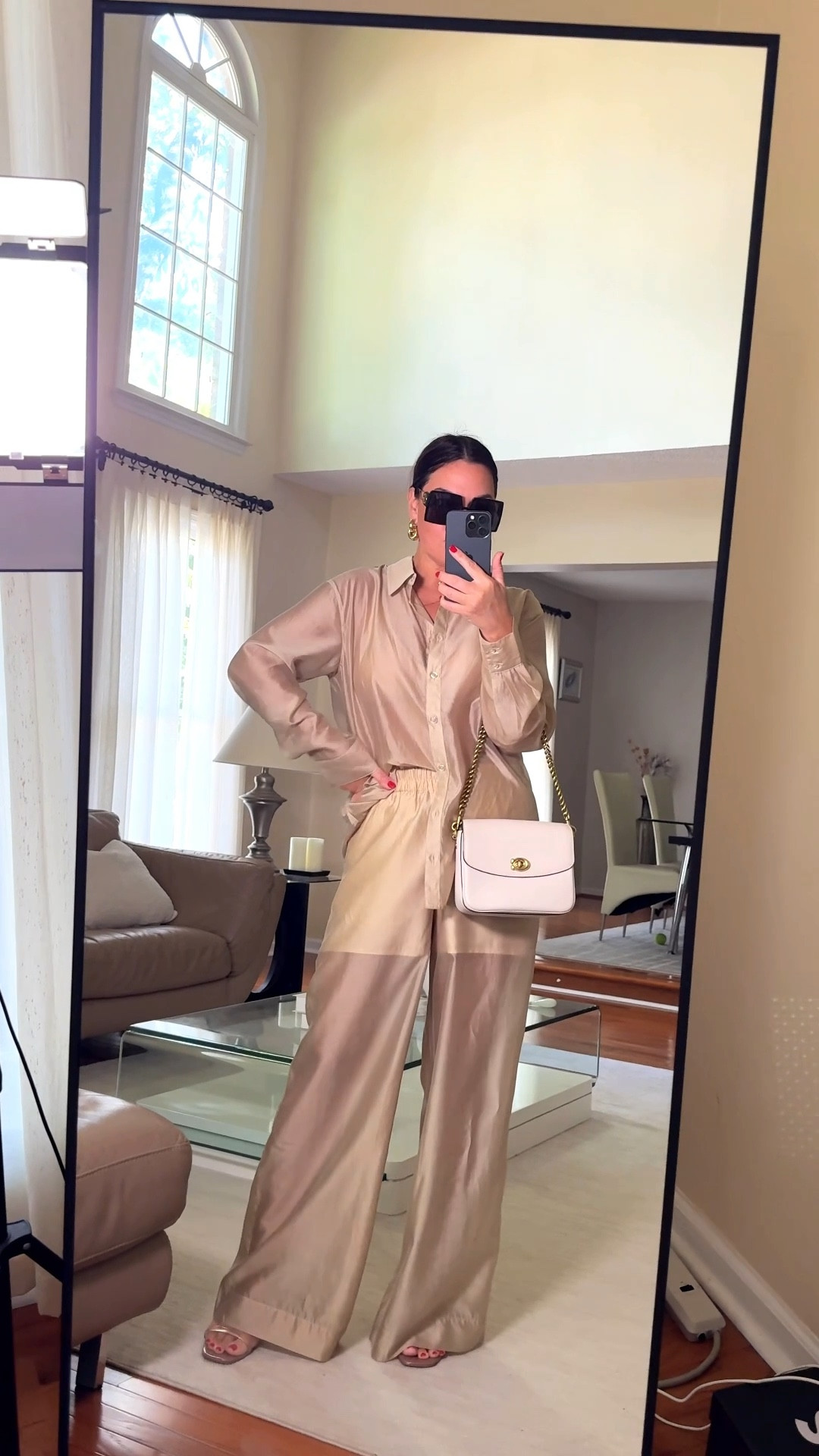 I can’t believe this is from Target! 🤍
This lightweight set — shirt + pants — feels so chic and effortless.
It’s one of those outfits you can wear anywhere — from coffee runs to dinner plans. ✨
An absolute must-have from Target this season. 

#LTKFindsUnder100 #LTKFindsUnder50 #LTKStyleTip