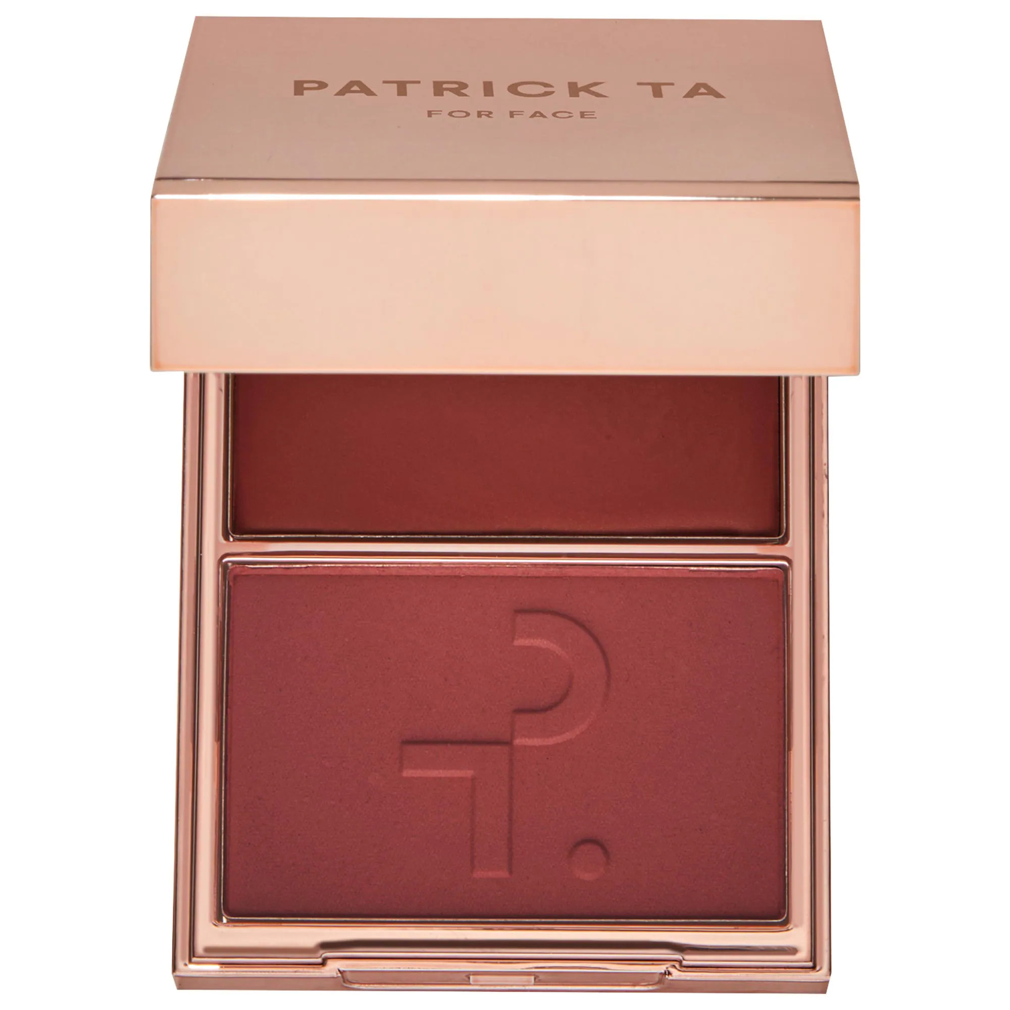PATRICK TA Major Headlines Double-Take Crème & Powder Blush Duo She Knows Who She Is 0.17 oz crème and 0.17 oz powder/5 g crème and 5 g powder | Sephora (US)