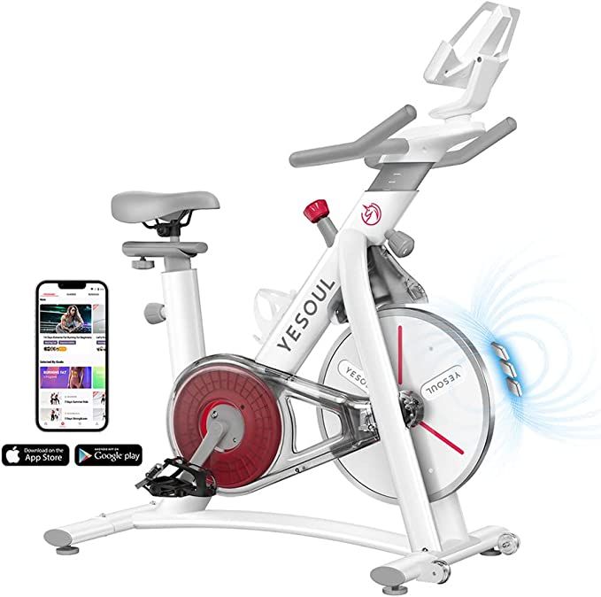 YESOUL S3 Exercise Bike Stationary Bike Spin Bike - Magnetic Resistance Built-In Bluetooth Heart ... | Amazon (US)