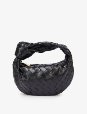 Mini Jodie Intrecciato leather top-handle bag | Selfridges