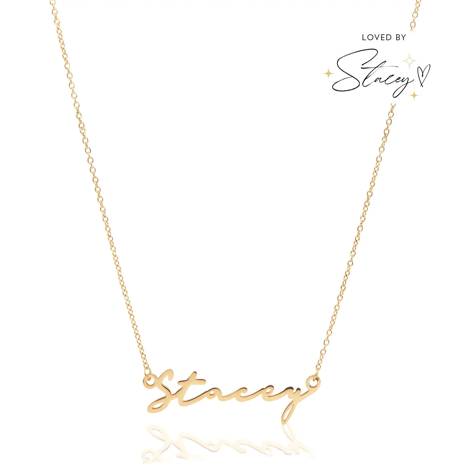 Signature Name Necklace (Gold) | Abbott Lyon