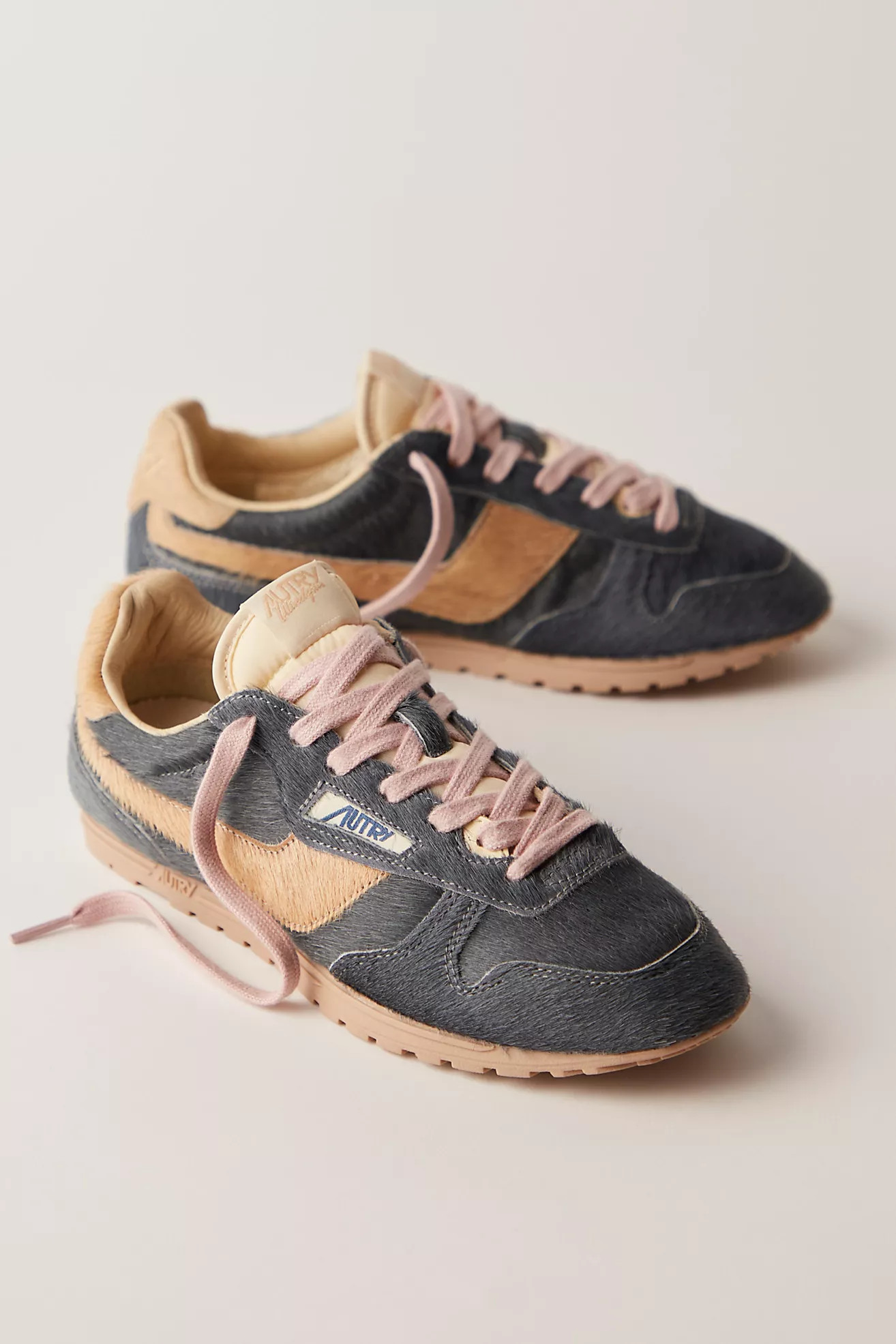 Autry Windspin Low Top Pony Hair Sneakers | Free People (Global - UK&FR Excluded)