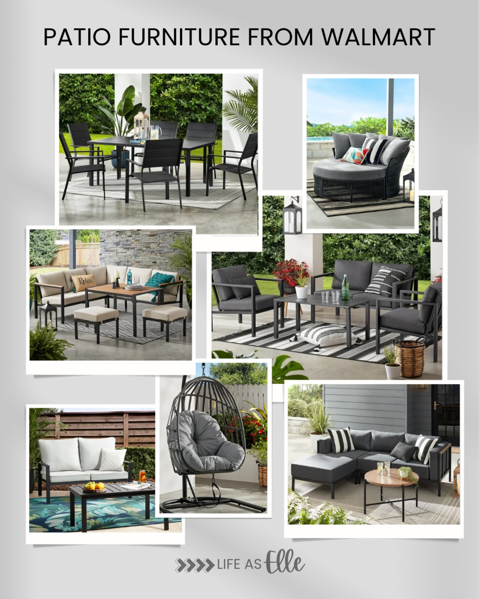Walmart patio furniture wishlist!

#LTKhome #LTKSeasonal