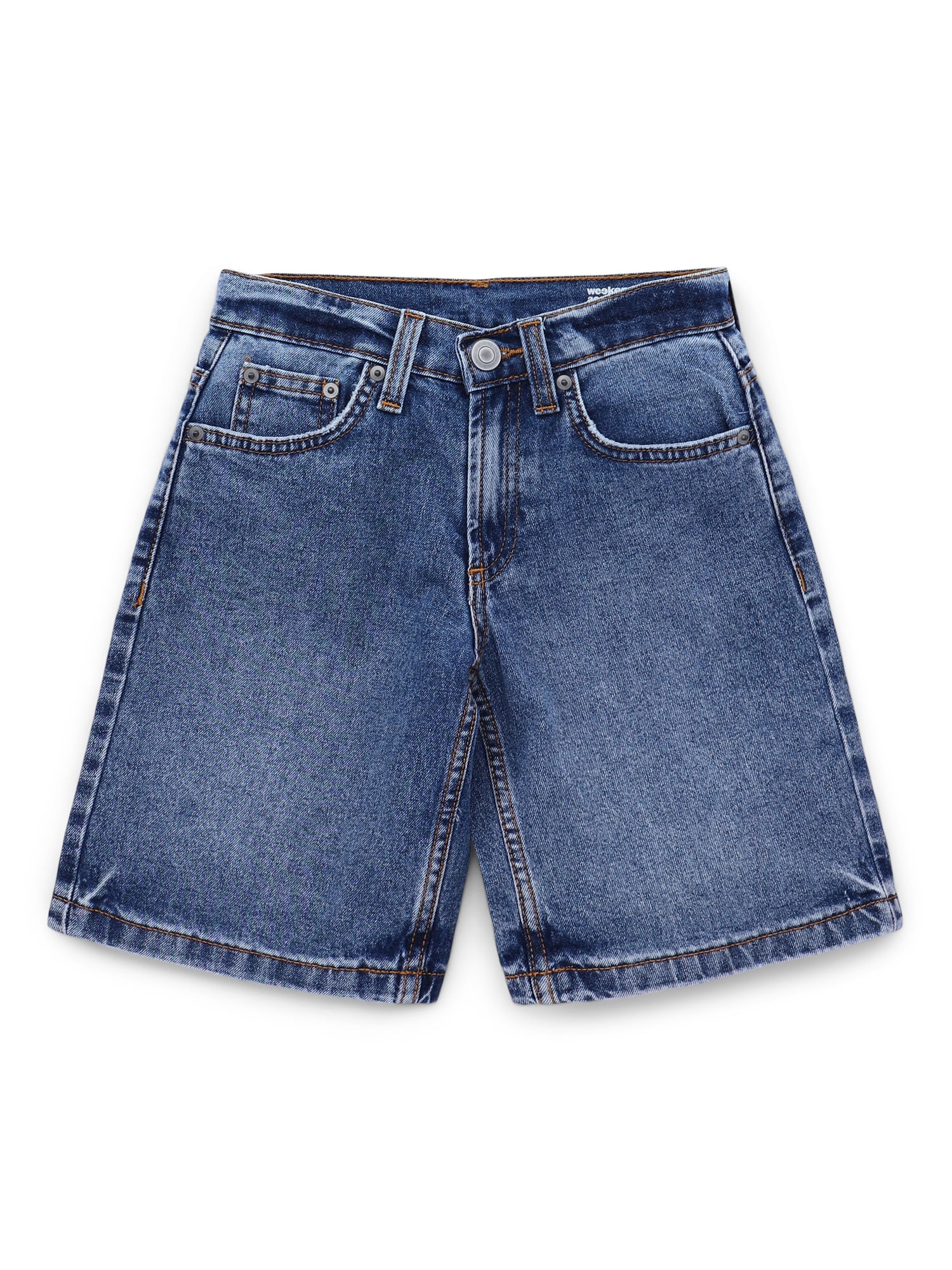 Weekend Academy Boys Baggy Denim Shorts, Sizes 4-18 - Walmart.com | Walmart (US)