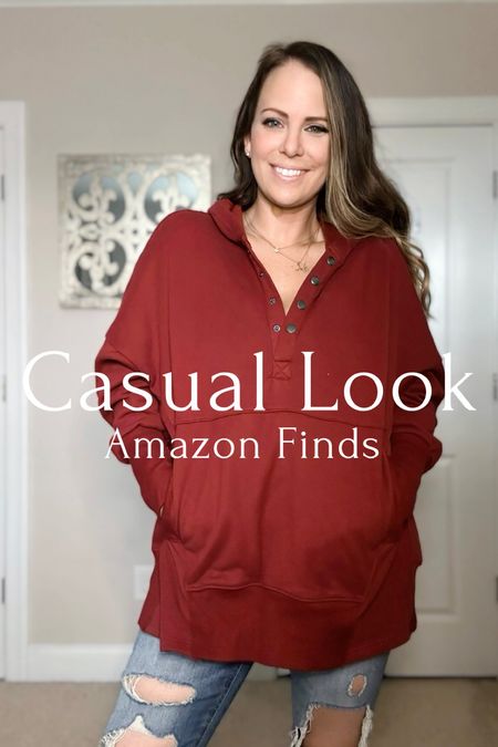 As a Mom, tops with pockets are the way to go.. am I right? 😂 

Comment LINK to get this cozy outfit sent to your DMs 💞

Amazon Finds | Amazon Style | cozy casual outfit | hoodie style | casual style 

#amazonloungewear #cozyvibes #workfromhomelife #workfromhomeoutfit #amazonfinds #amazondeals #amazonfashion #amazonfashionfinds #loungewear #comfyoutfit #weekendvibes  #reelsinstagram #discoverunder20k #30sfashion #amazonmusthaves #momlife #momblogger #reelviral #viralvideos #holidaygiftideas #styleinspiration #streetstyle #loungestyle #fashionstyle #

#LTKstyletip #LTKfindsunder50 #LTKfitness