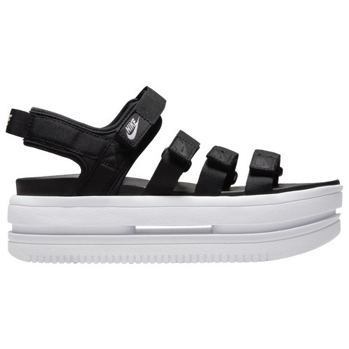 Nike Womens Nike Icon Classic Sandals - Womens Shoes Black/White Size 08.0 | Foot Locker (US)