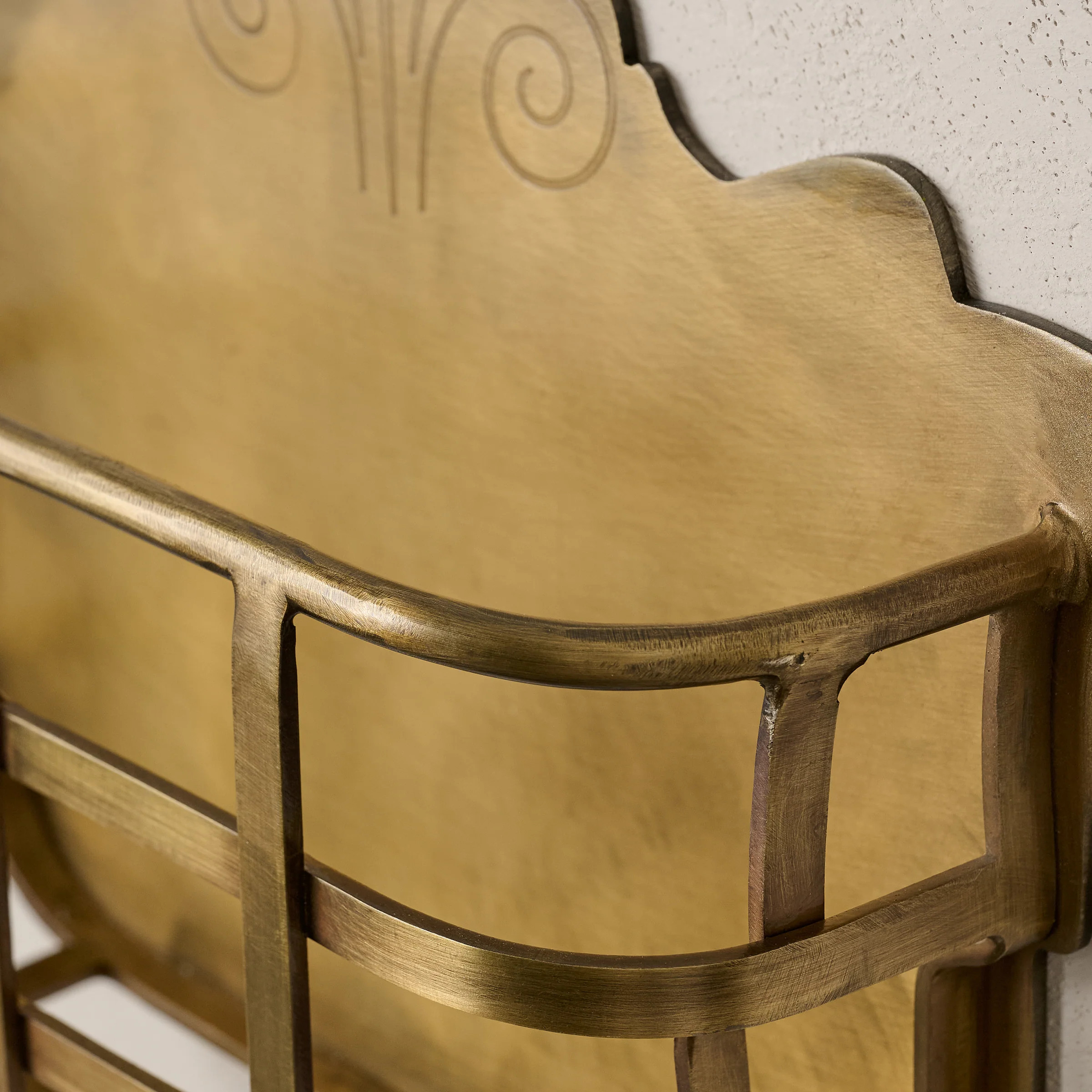 Antiqued Brass Mail Holder | Magnolia