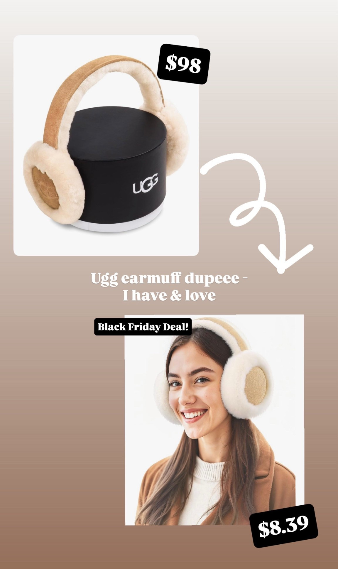 The perfect Ugg earmuff dupe 🫶🏼❄️

#LTKSaleAlert #LTKCyberWeek #LTKHoliday