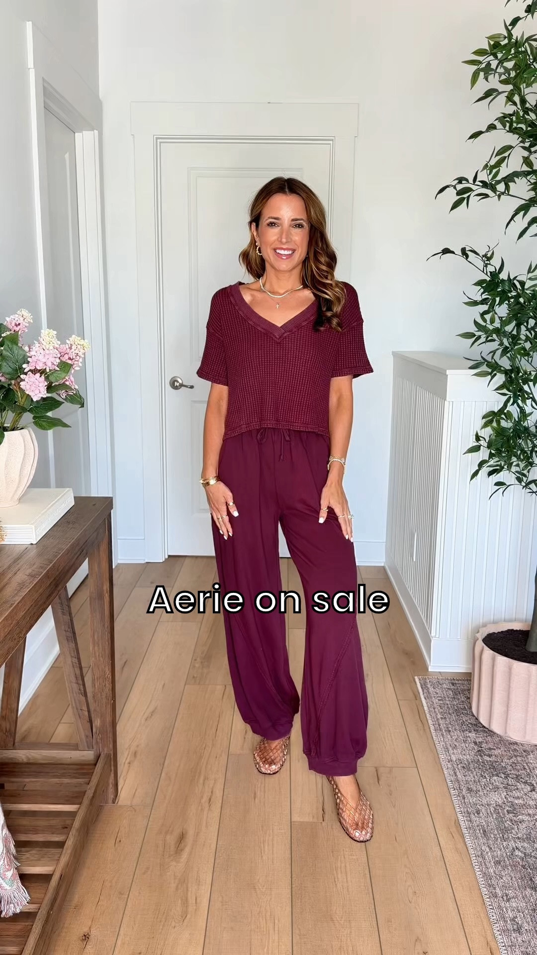 New Aerie arrivals! Aerie matching sets. Airport outfit. School drop off outfit. Casual outfit. Aerie sweatpants. Summer outfits. Travel outfits. Fall outfits. Wearing XXS in each.

#LTKootd #LTKmomlife #LTKTravel