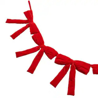 6ft. Red Big Bow Garland by Ashland® | Michaels | Michaels Stores