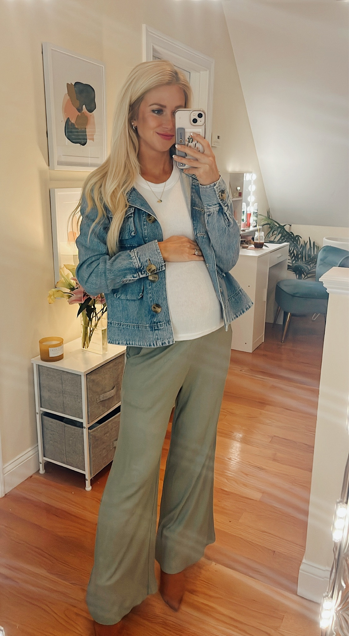 Early Fall Bump Friendly Outfit Idea 

#LTKunder50 #LTKSeasonal #LTKbump