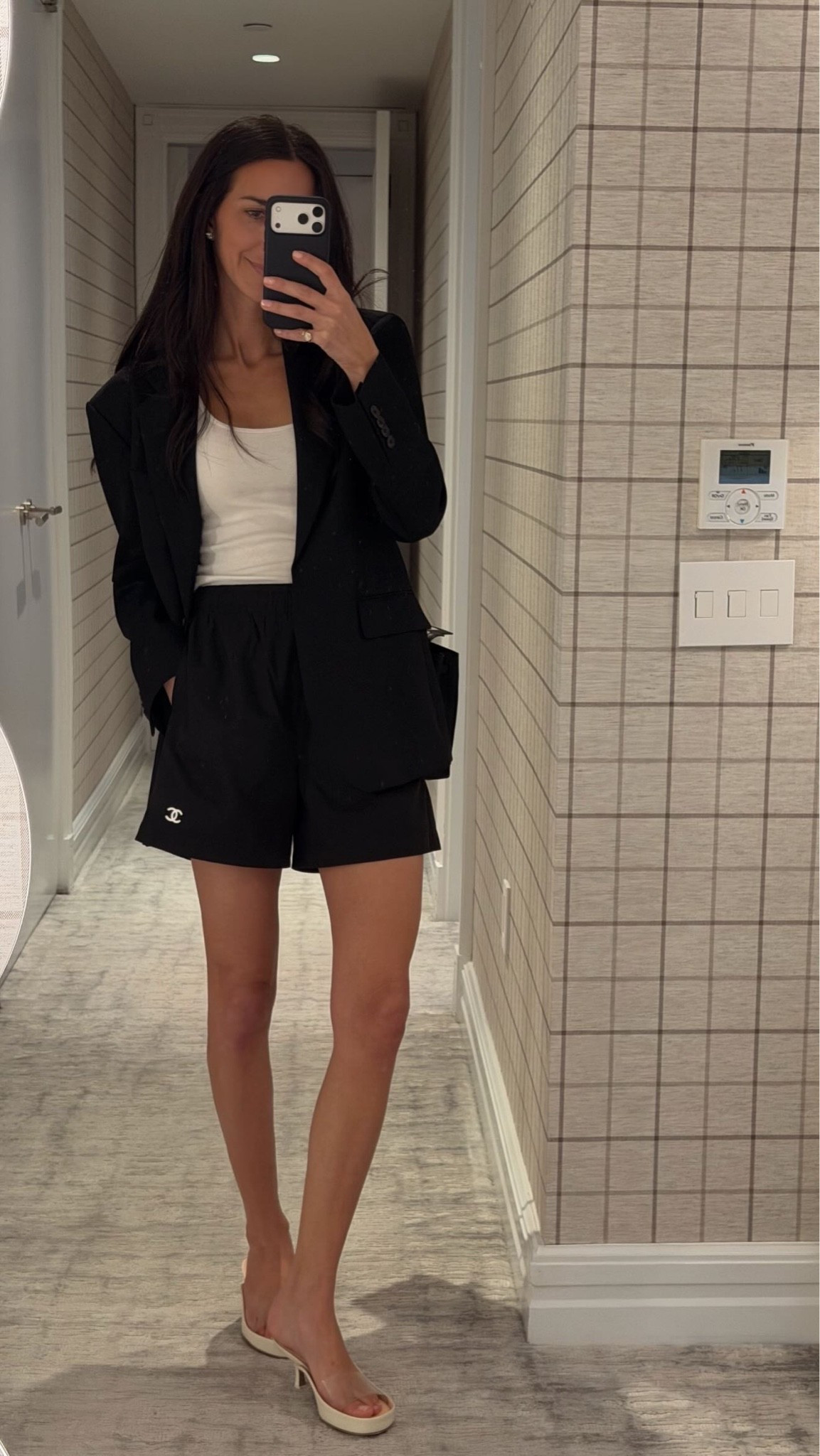 Knicks OOTN. My shorts are Chanel!