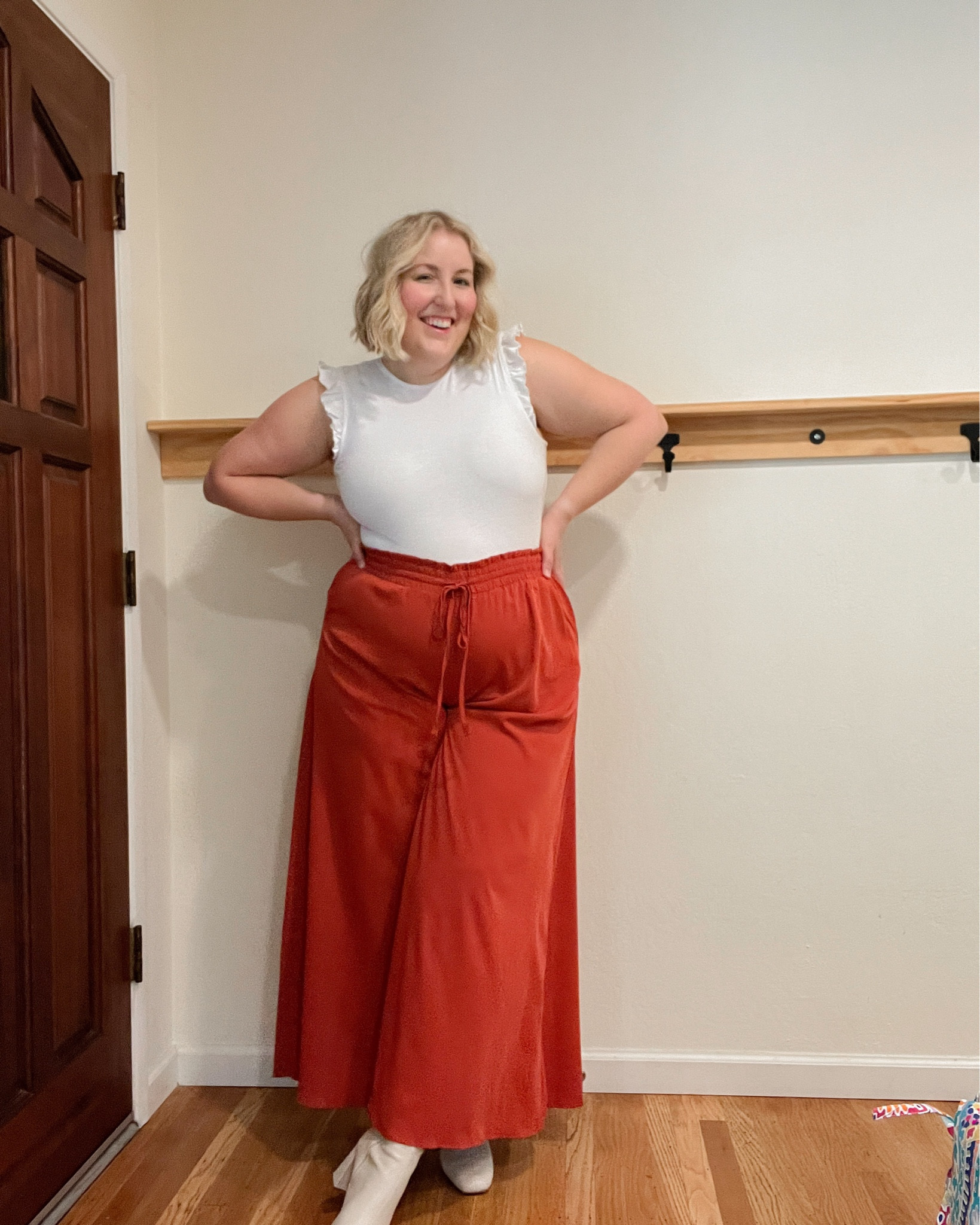 Amazon summer office outfit inspo on a size 16/18🧡 (Wearing XXL in the pants, XL in the bodysuit) 

#LTKWorkwear #LTKSeasonal #LTKPlusSize