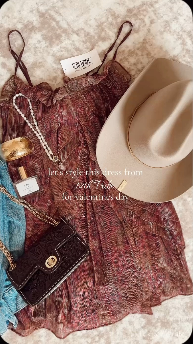 Partnering with @12thtribe 🤍✨ sharing this stunning midi dress that’s romantic, flattering, and effortless to toss on — even 31 weeks pregnant. #ad

Styled it with my cowgirl hat, cowgirl boots, favorite accessories—and even my wedding day perfume 💓 in the size XS 
Perfect for Valentine’s Day date night, spring brunches, summer dinners, beach vacations, coastal strolls, winery days, bridal showers, baby showers, and golden hour photos 🌊🌸

Swap boots for sandals or espadrilles for spring + summer, and add a denim jacket or button-down for beach nights ✨

this dreamy midi from @12thtribe is everythinggg. Styled it with my cowgirl hat + boots, layered my fave accessories, and finished with the perfume I wore on my wedding day 🥹🤍 linked here for V-Day, Galentine’s, or any night you wanna feel extra pretty ✨



#LTKootd #LTKValentine #LTKgrwm