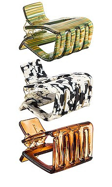 petit moments Claw Clip Set in Retro Green from Revolve.com | Revolve Clothing (Global)