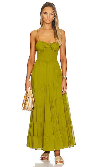 Sundrenched Maxi in Bitter Oil | Lime Dress | Lime Green Dress | Olive Green Dress | Olive Dress | Revolve Clothing (Global)