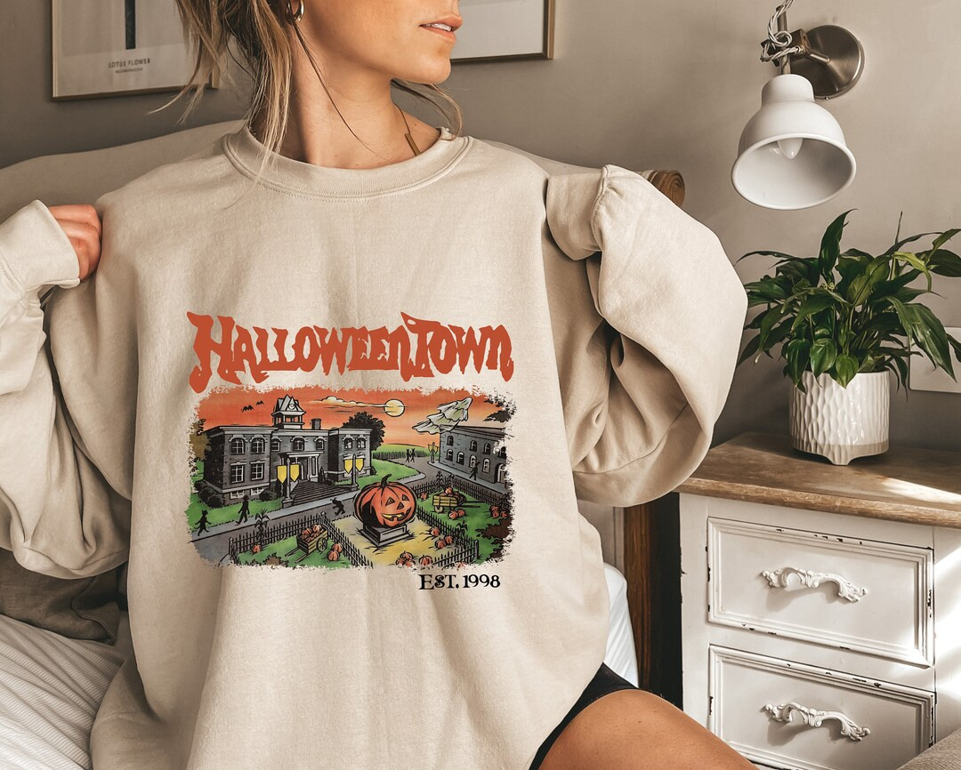 Halloween Sweater Cute Halloween Crewneck Spooky Season - Etsy Canada | Etsy (CAD)