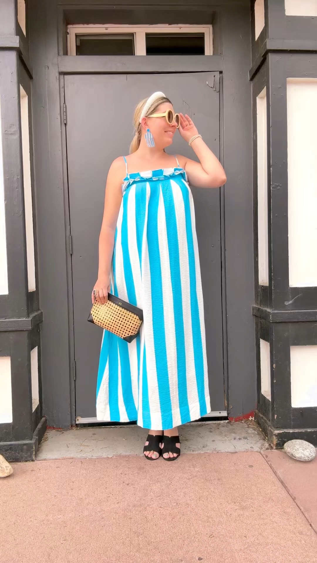 I LOVE a bold stripe. This dress can be rented from Nuuly (get $30 off with my link below). I am also linking to some similar faves.

#LTKootd #LTKTall #LTKMidsize