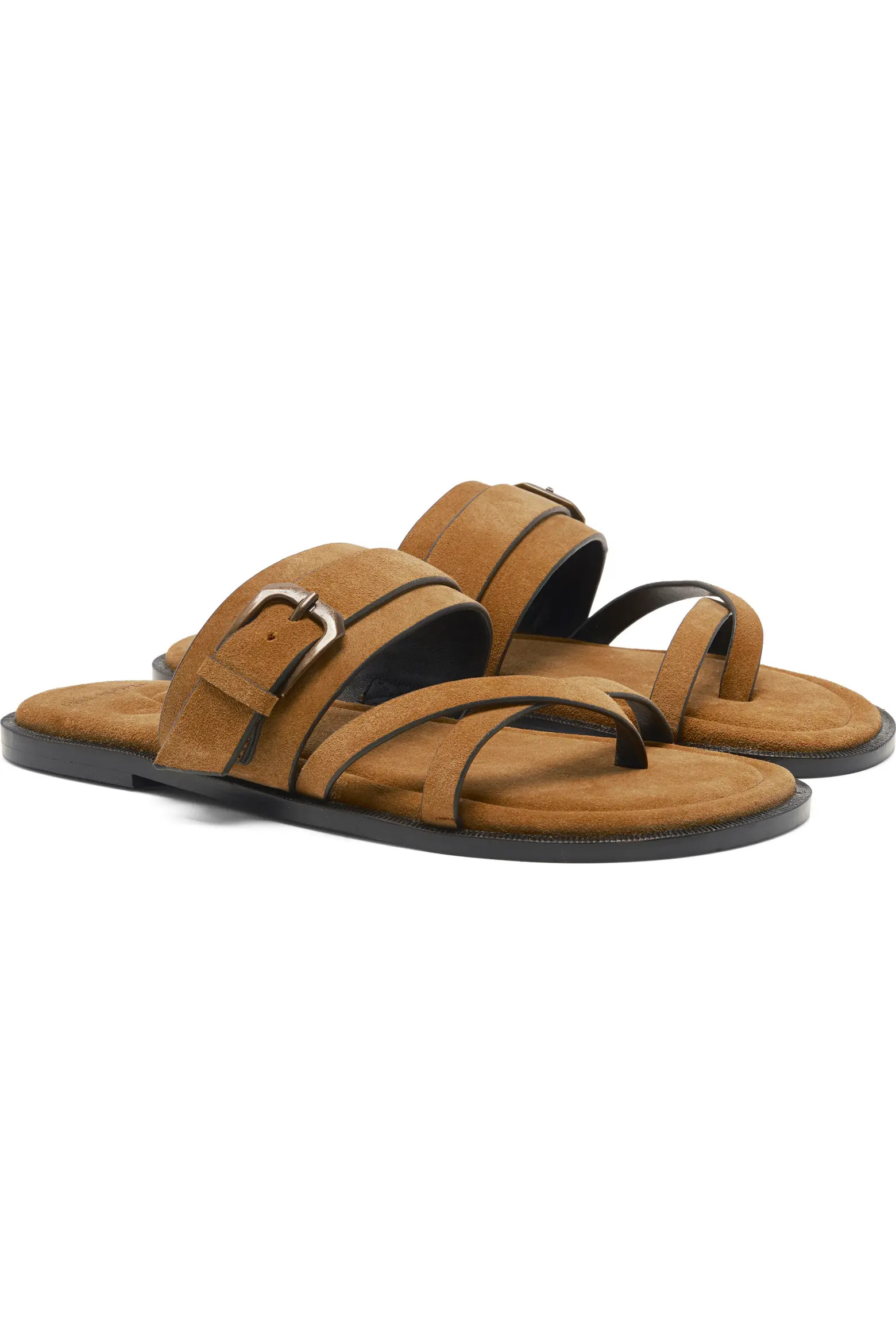 Belted Cross Strap Slide Sandal (Women) | Nordstrom | Nordstrom