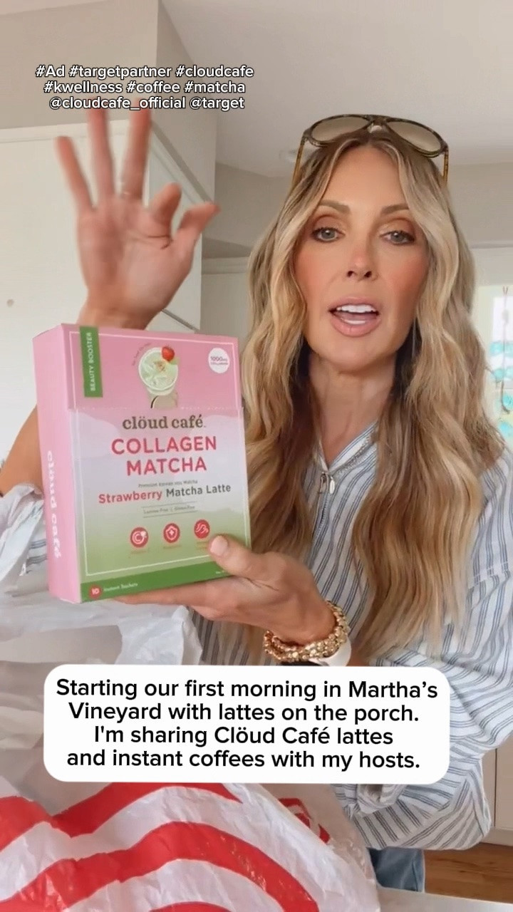 #ad Starting our first morning in Martha’s Vineyard with latte on the porch. I’ve heard so many great things about Clöud Café so I’m excited to finally give it a try while enjoying a slow start to the day. 

#targetpartner #cloudcafe #kwellness #coffee #matcha @cloudcafe_official @target

#LTKmomlife #LTKselfcare #LTKOver40