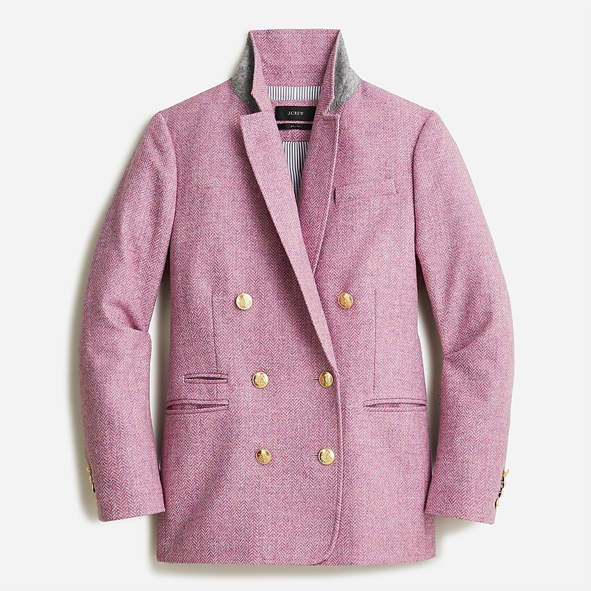 Bristol blazer in lilac herringbone wool | J. Crew US