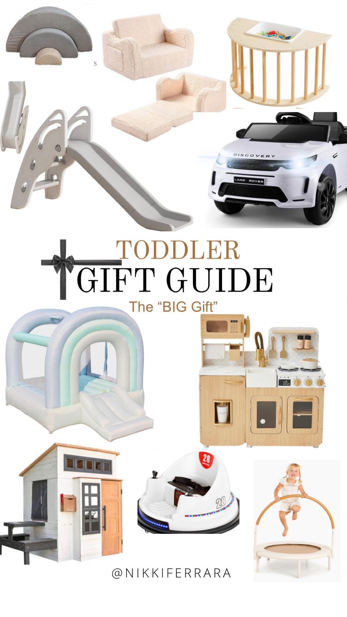TODDLER GIFT GUIDE: The “BIG” Gift Edition👶🏻🎄❤️ up to 50% off!

Toddler Christmas gift, toddler gift, holiday gift guide, kids gift guide, baby gift guide, Amazon review, Amazon gift guide, Amazon baby registry, Amazon, first birthday gifts, Amazon gift guide, family gift guide, toddler gift, toddler gifts, toddler clothes, toddler fashion, toddler shoes, playhouse, bounce house, toddler toys, slide, indoor slide, toddler car, remote control car, toddler kitch, kitchen, play kitchen, toddler couch, kids couch, Sherpa couch, kids jacket, kids boots, target kids, target clearance, prime deals, Amazon deals, cyberweek, Black Friday

#LTKHoliday #LTKkids #LTKGiftGuide